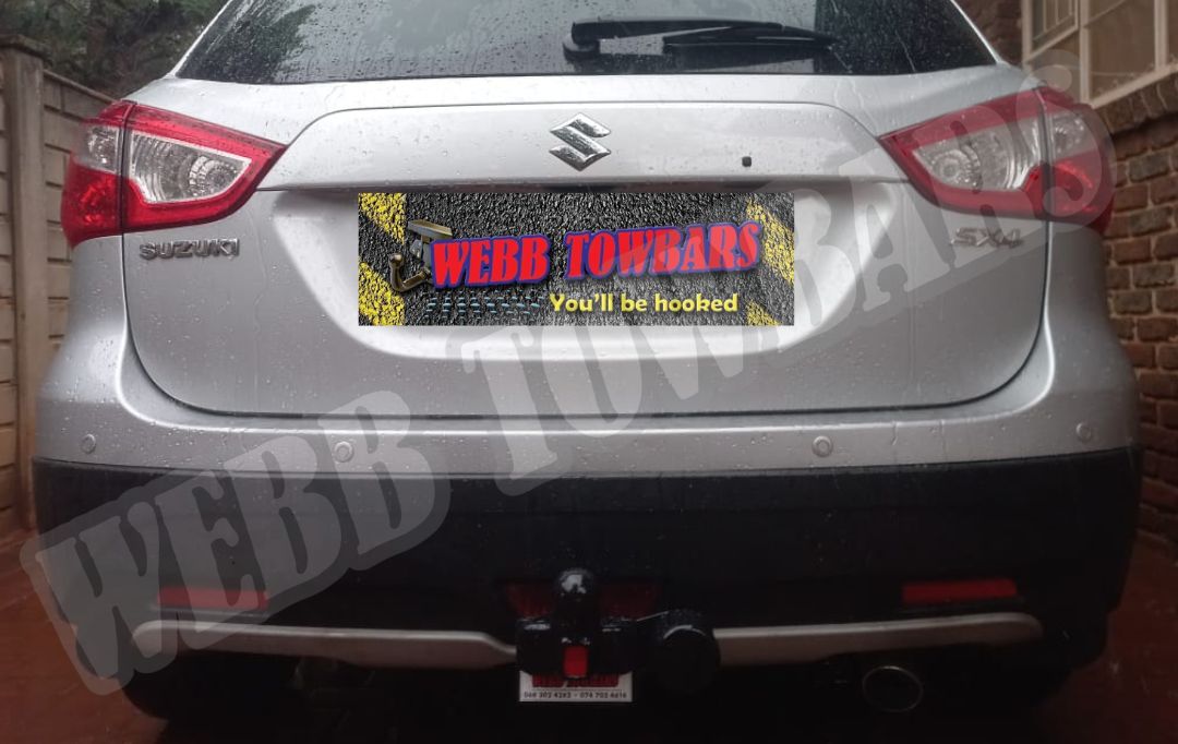 Webb Towbars Suzuki SX4 standard towbar manufactured and fitted in Gauteng South Africa