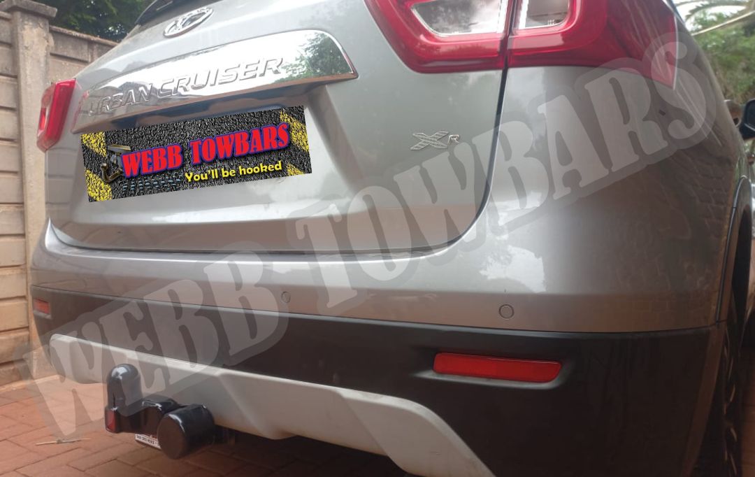 Webb Towbars Toyota Urban Cruiser standard towbar manufactured and fitted in Gauteng South Africa