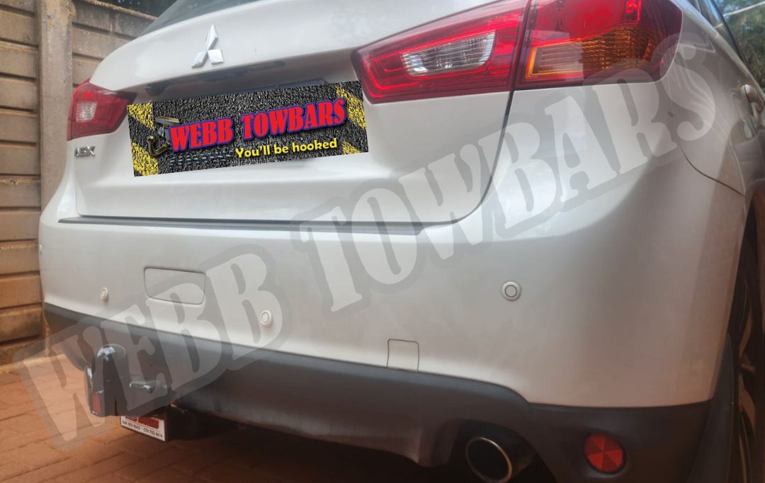 Webb Towbars Mitsubishi ASX standard towbar manufactured and fitted in Gauteng South Africa