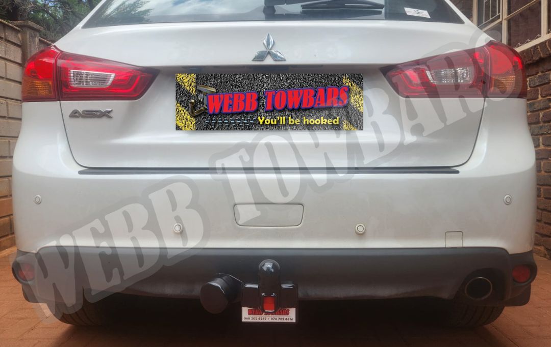 Webb Towbars Mitsubishi ASX standard towbar manufactured and fitted in Gauteng South Africa