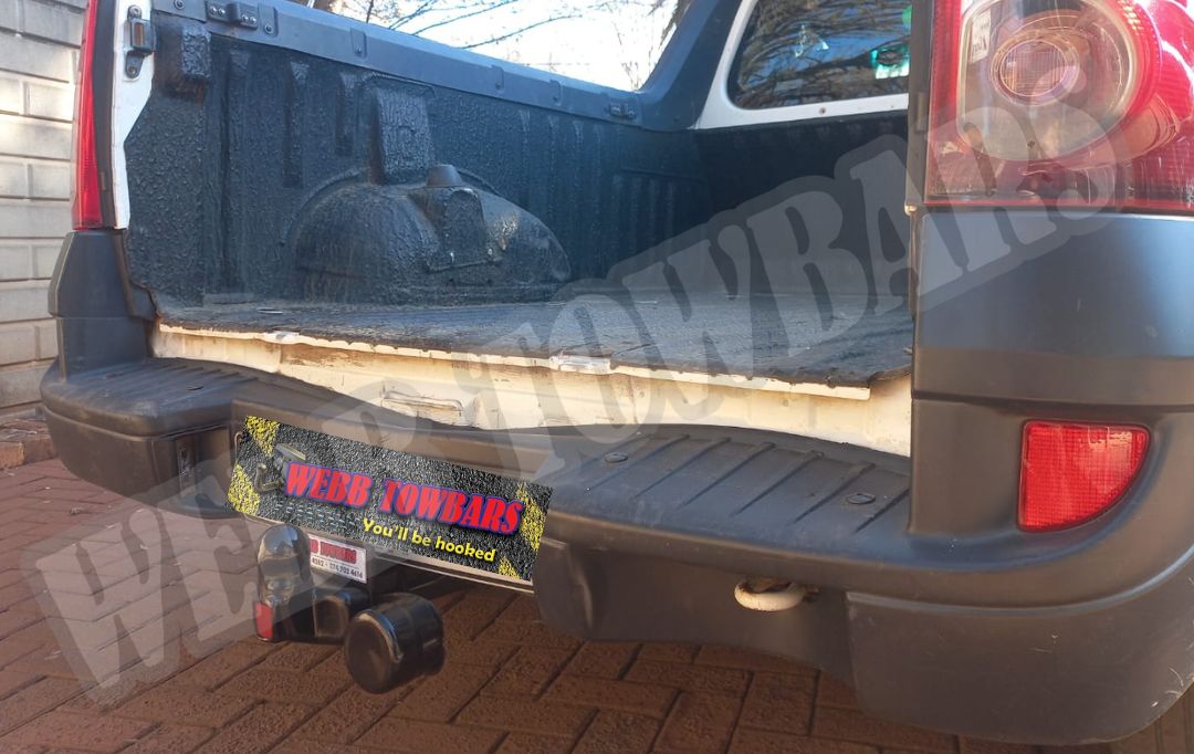 Webb Towbars Nissan NP200 standard towbar manufactured and fitted in Gauteng South Africa