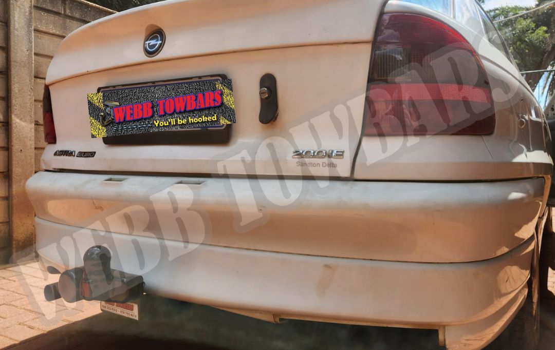 Webb Towbars Opel Astra standard towbar manufactured and fitted in Gauteng South Africa