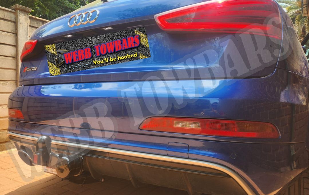 Webb Towbars Audi Q3 standard towbar manufactured and fitted in Gauteng South Africa