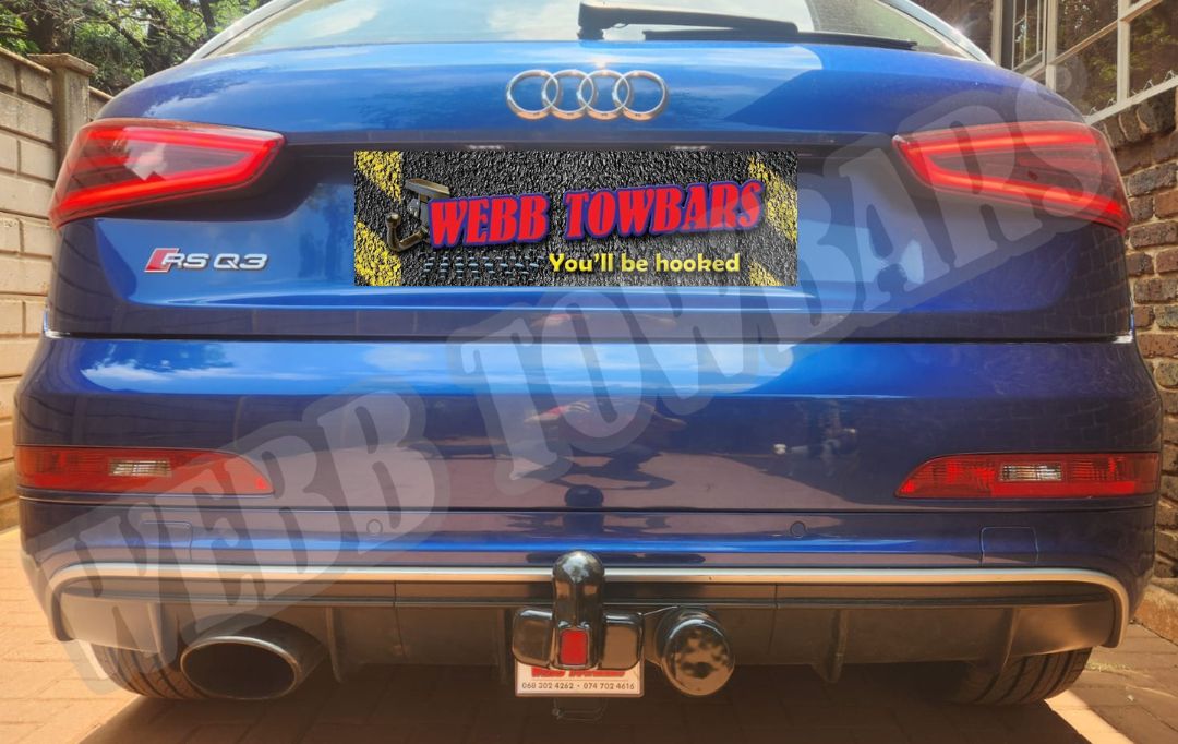 Webb Towbars Audi Q3 standard towbar manufactured and fitted in Gauteng South Africa