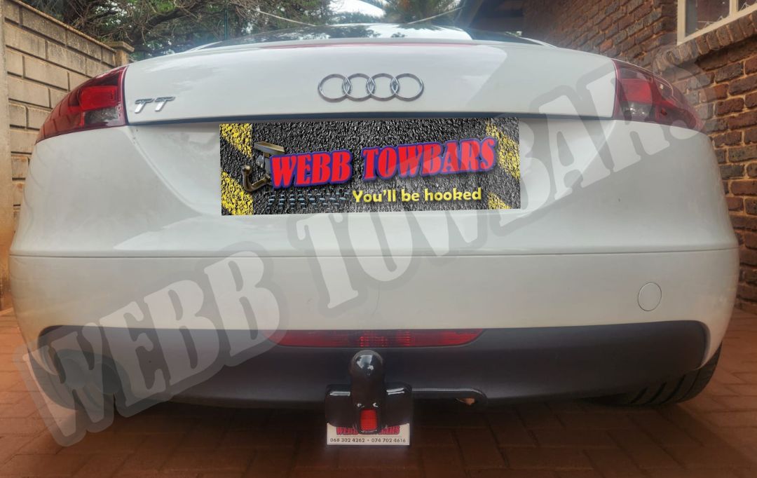 Webb Towbars Audi TT detachable towbar manufactured and fitted in Gauteng South Africa