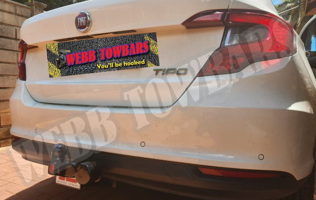 Webb Towbars Fiat Tipo standard towbar manufactured and fitted in Gauteng South Africa
