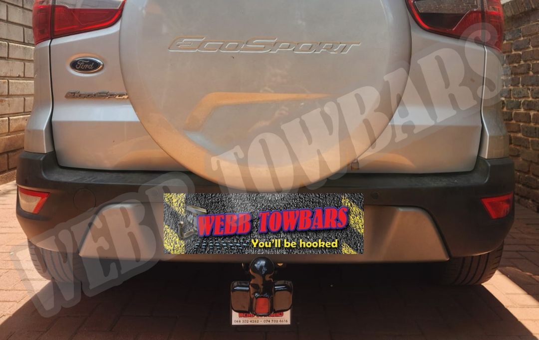 Webb Towbars Ford EcoSport detachable towbar manufactured and fitted in Gauteng South Africa