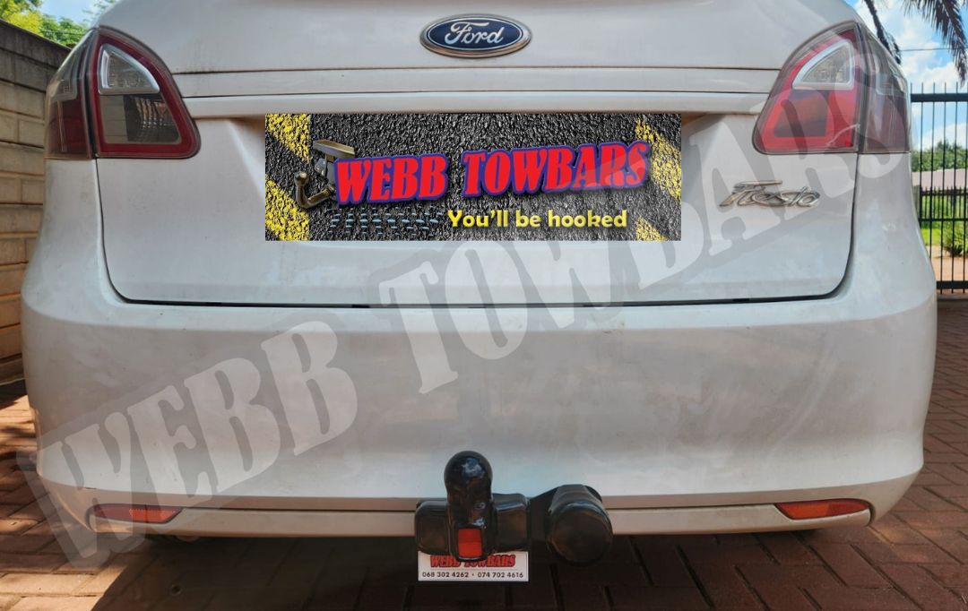 Webb Towbars Ford Fiesta Sedan standard towbar manufactured and fitted in Gauteng South Africa