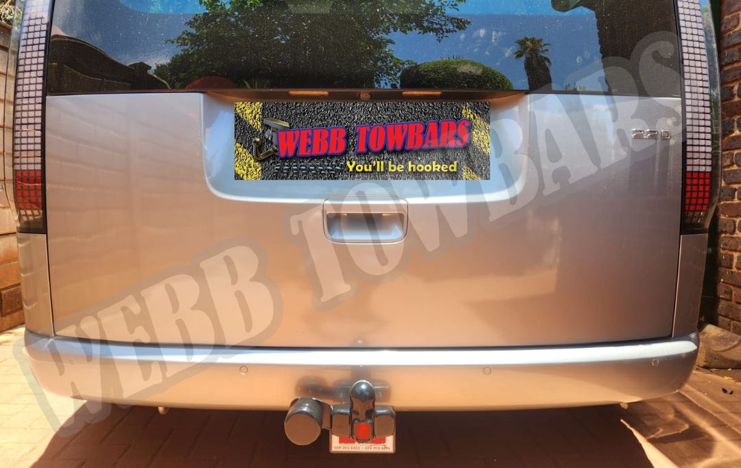 Webb Towbars Hyundai Staria standard towbar manufactured and fitted in Gauteng South Africa
