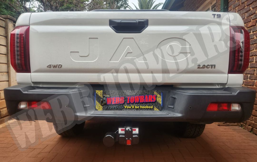 Webb Towbars JAC Motors T9 standard towbar manufactured and fitted in Gauteng South Africa