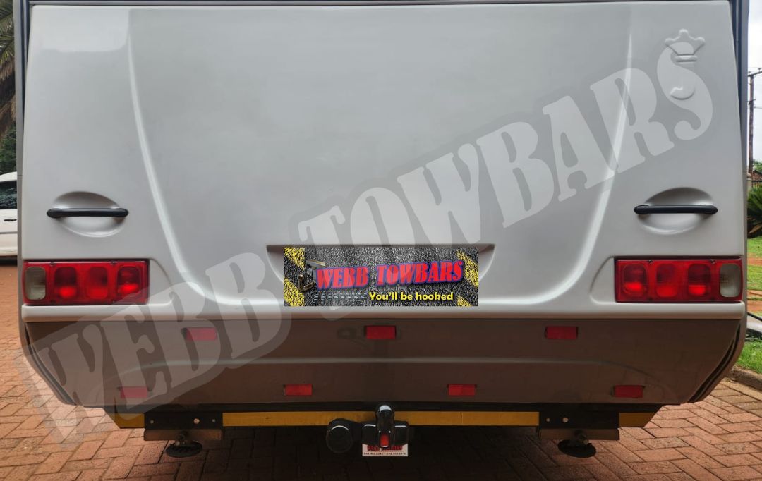Webb Towbars Jurgens Exclusive Caravan standard towbar manufactured and fitted in Gauteng South Africa