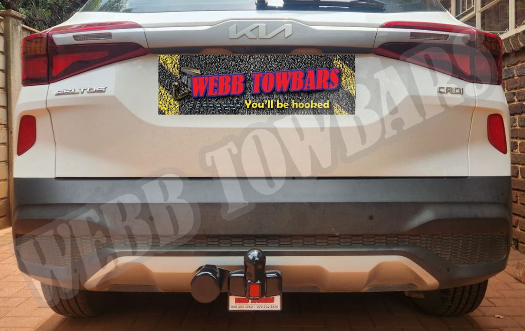 Webb Towbars Kia Seltos standard towbar manufactured and fitted in Gauteng South Africa
