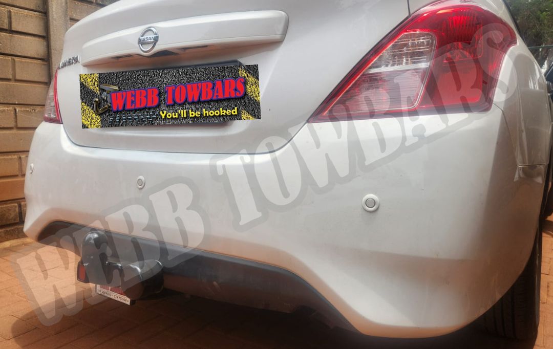 Webb Towbars Nissan Almera standard towbar manufactured and fitted in Gauteng South Africa