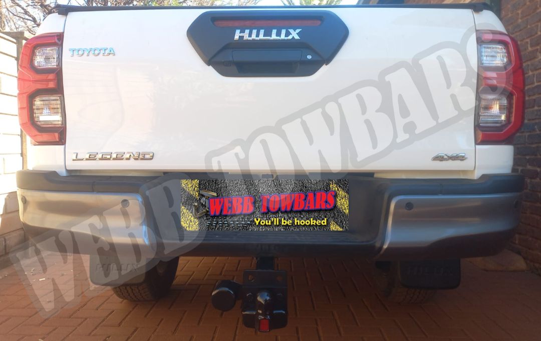 Webb Towbars Toyota Hilux Legend standard towbar manufactured and fitted in Gauteng South Africa
