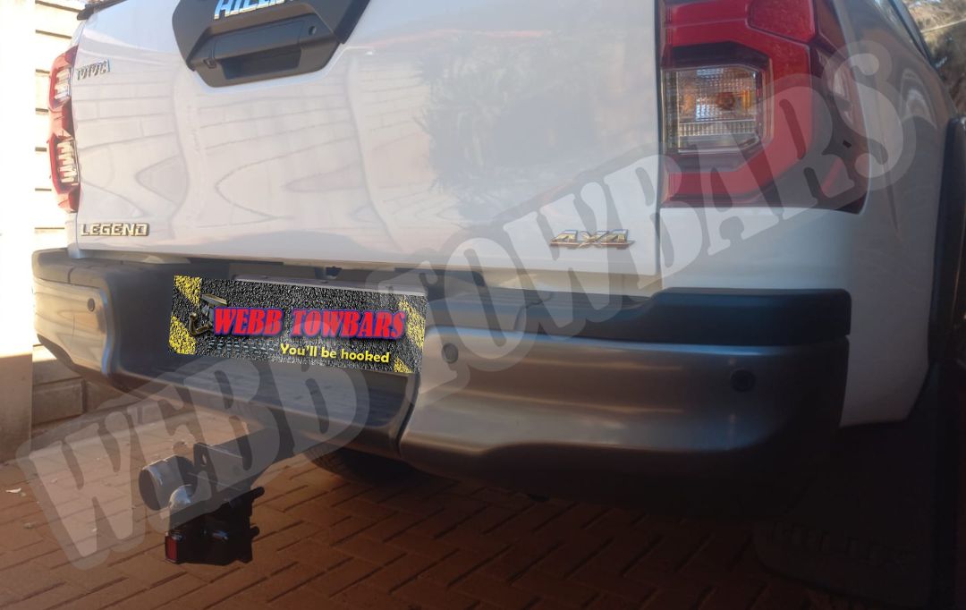 Webb Towbars Toyota Hilux Legend standard towbar manufactured and fitted in Gauteng South Africa