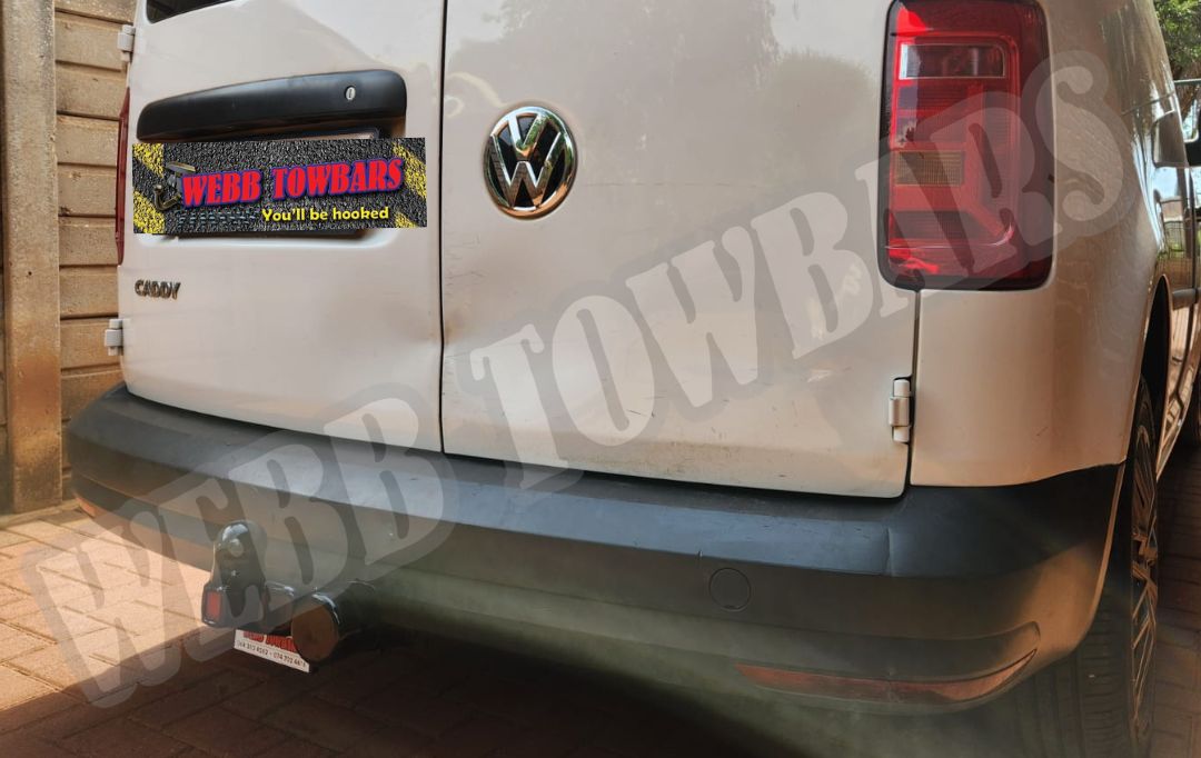 Webb Towbars Volkswagen Caddy standard towbar manufactured and fitted in Gauteng South Africa
