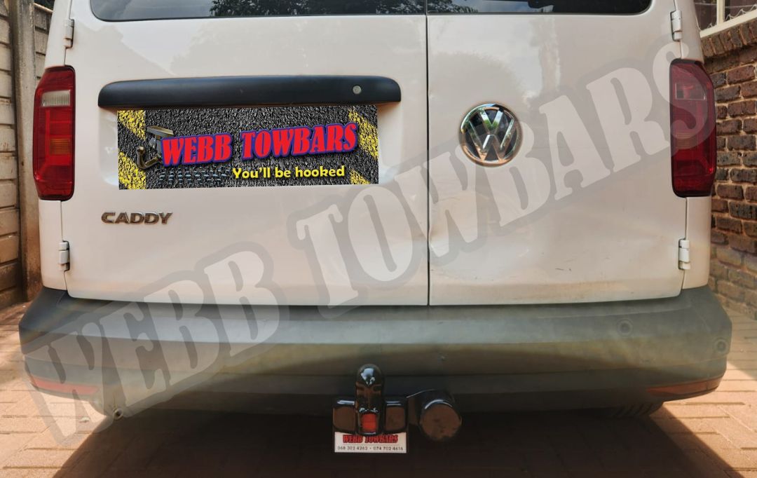 Webb Towbars Volkswagen Caddy standard towbar manufactured and fitted in Gauteng South Africa