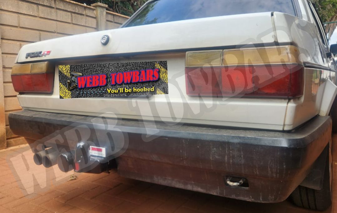 Webb Towbars Volkswagen Fox standard towbar manufactured and fitted in Gauteng South Africa
