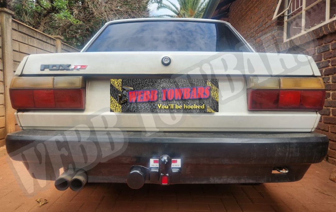 Webb Towbars Volkswagen Fox standard towbar manufactured and fitted in Gauteng South Africa
