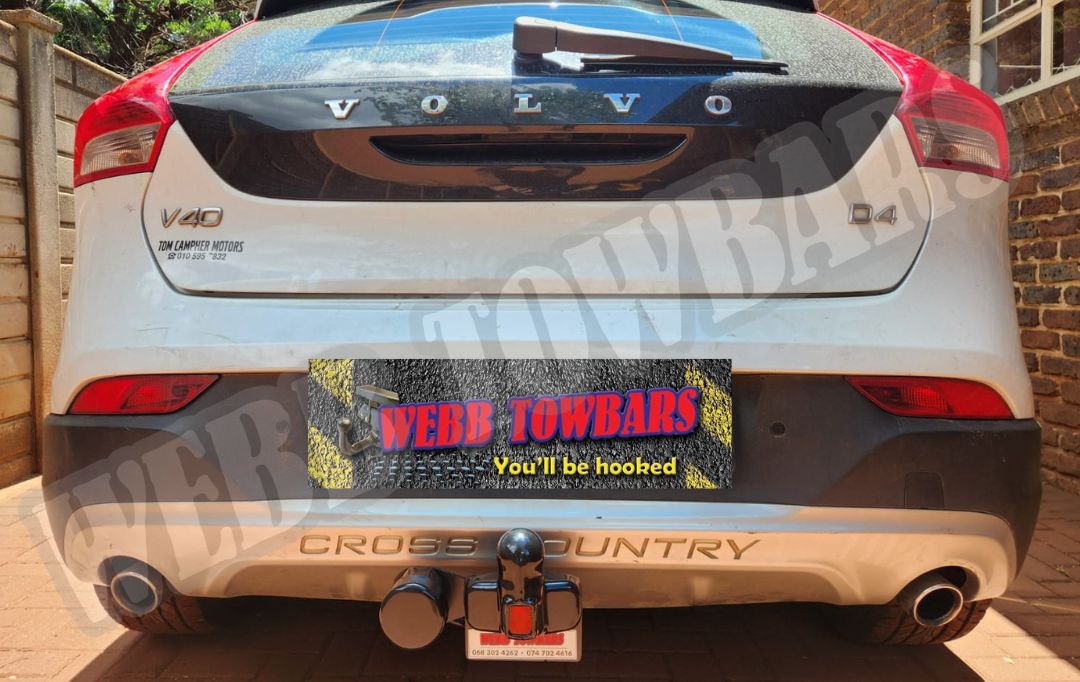 Webb Towbars Volvo V40 D4 standard towbar manufactured and fitted in Gauteng South Africa