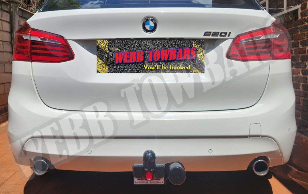 Webb Towbars BMW 2 Series Active Tourer F45 standard towbar manufactured and fitted in Gauteng South Africa