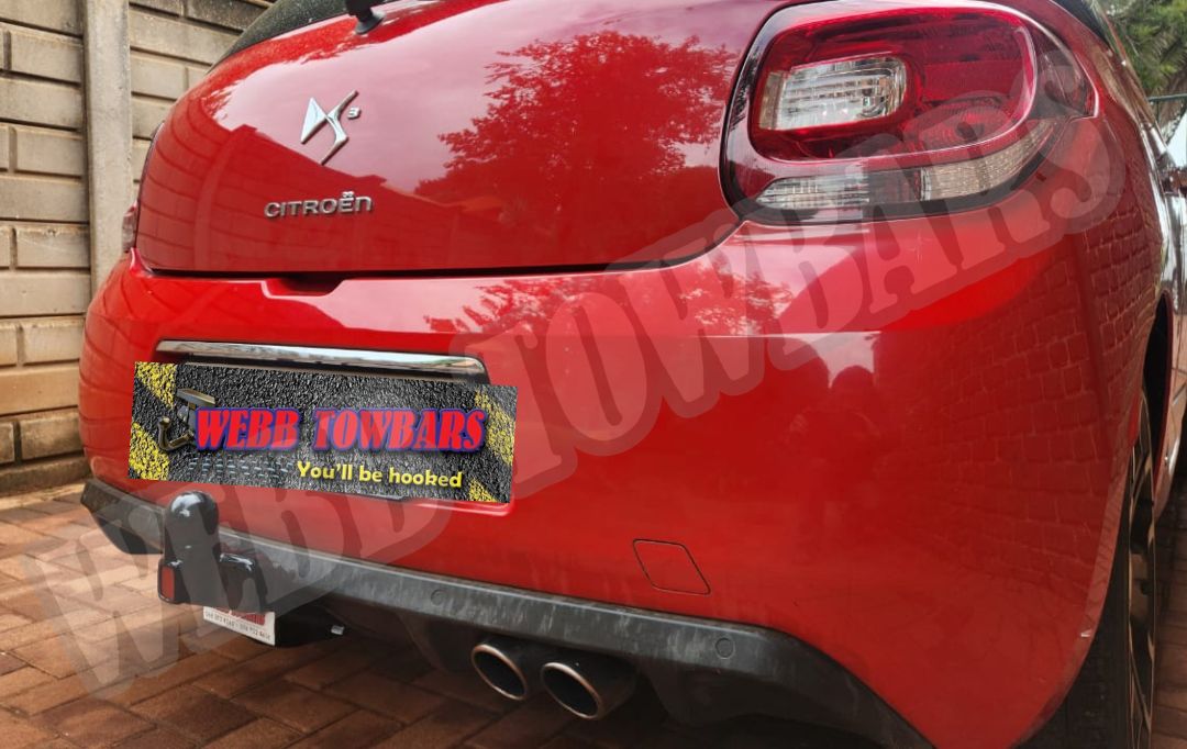 Webb Towbars Citroen DS3 detachable towbar installed in Gauteng South Africa