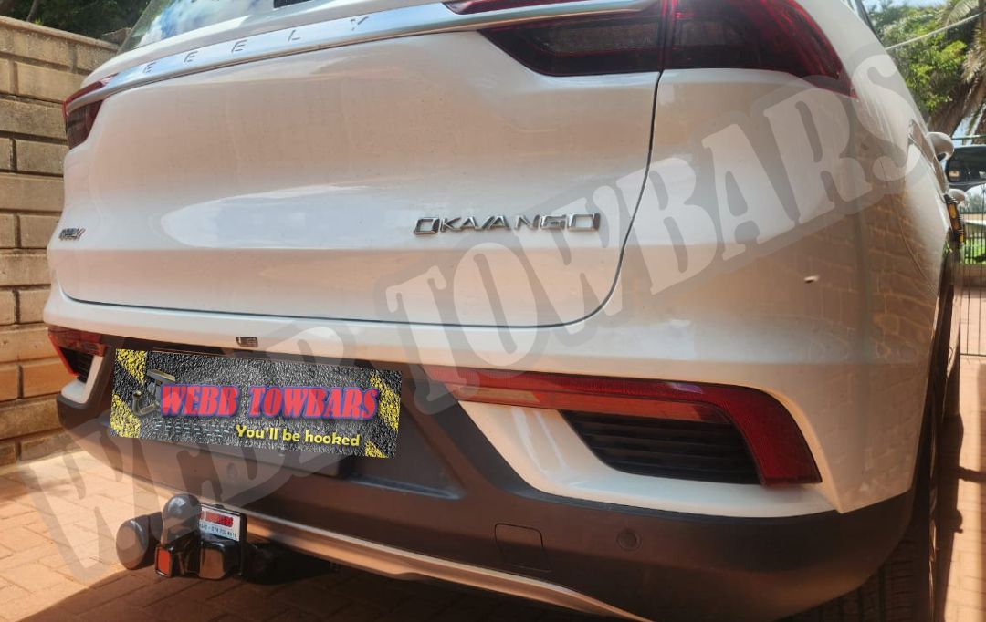 Webb Towbars Geely Okavango standard towbar manufactured and fitted in Gauteng South Africa