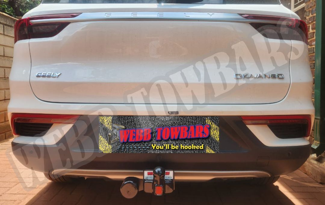 Webb Towbars Geely Okavango standard towbar manufactured and fitted in Gauteng South Africa