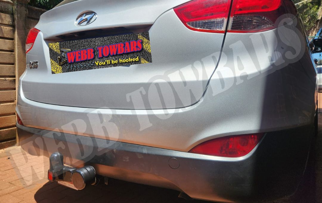 Webb Towbars Hyundai ix35 standard towbar manufactured and fitted in Gauteng South Africa