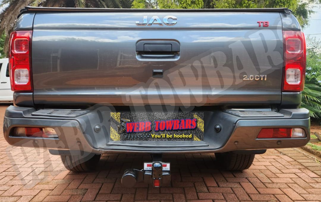 Webb Towbars JAC Motors T8 standard towbar manufactured and fitted in Gauteng South Africa