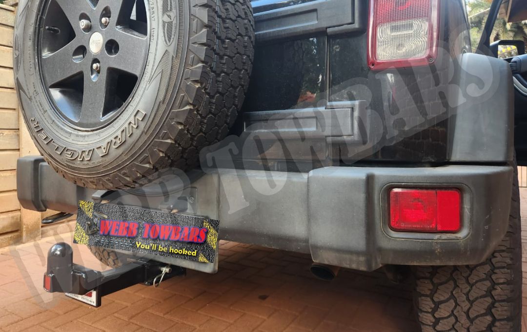 Webb Towbars Jeep Wrangler detachable towbar manufactured and fitted in Gauteng South Africa