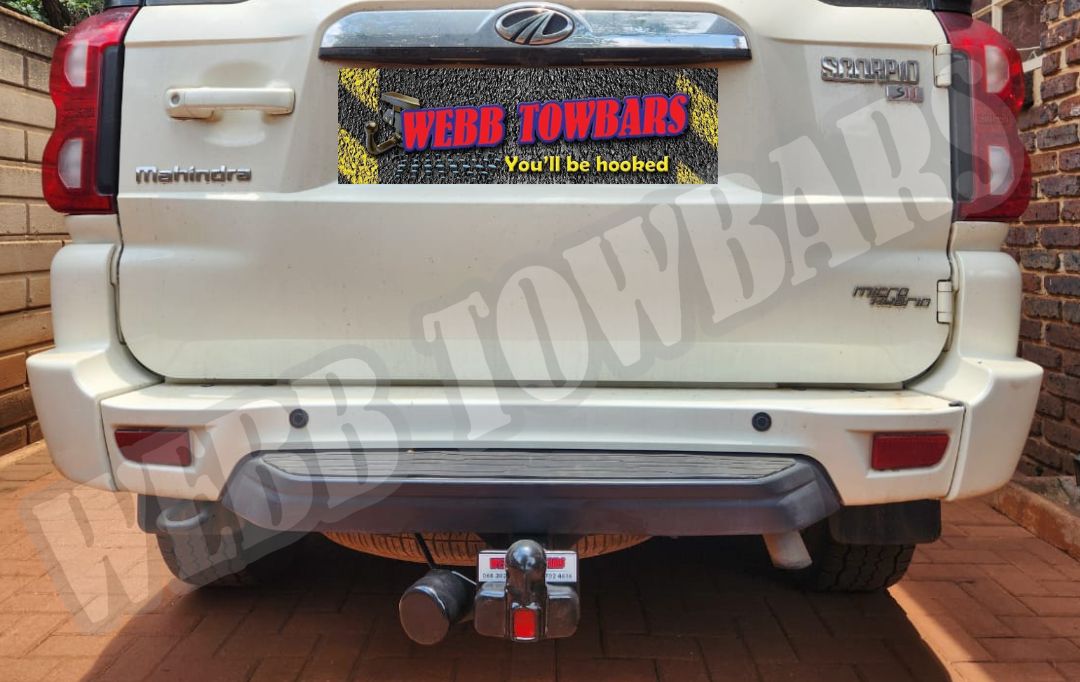 Webb Towbars Mahindra Scorpio S11 SUV standard towbar manufactured and fitted in Gauteng South Africa