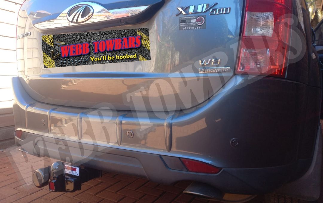 Webb Towbars Mahindra XUV500 W8 standard towbar manufactured and fitted in Gauteng South Africa