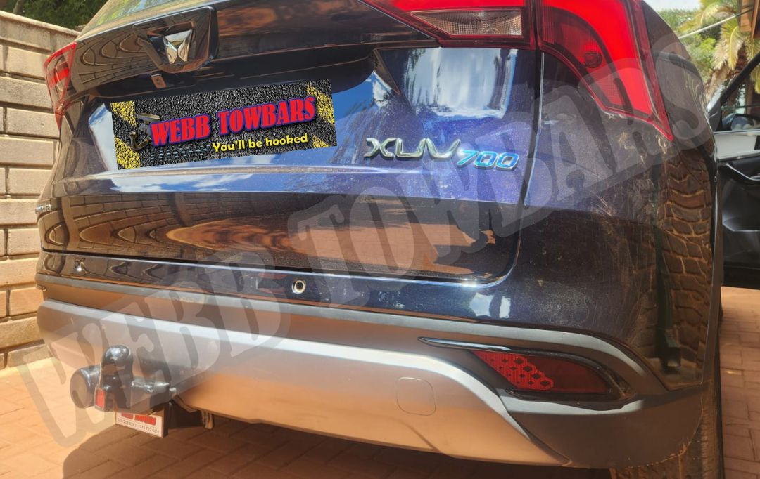 Webb Towbars Mahindra XUV700 standard towbar manufactured and fitted in Gauteng South Africa
