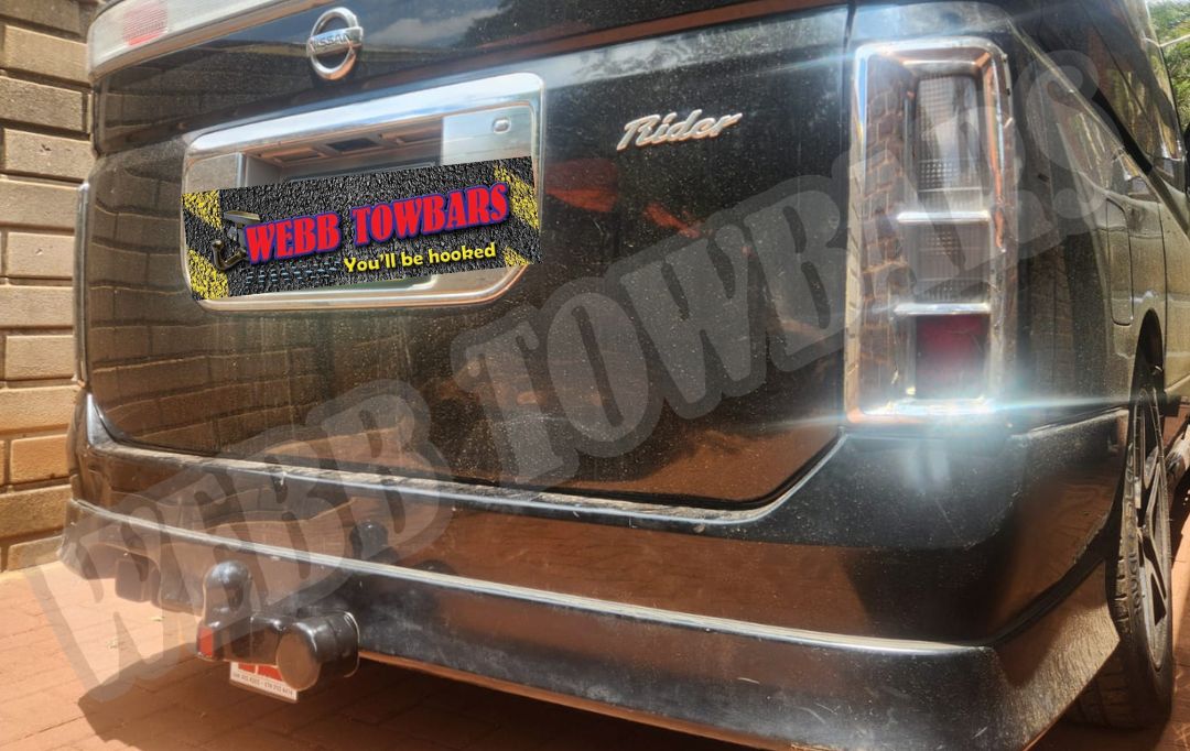 Webb Towbars Nissan Elgrand standard towbar manufactured and fitted in Gauteng South Africa