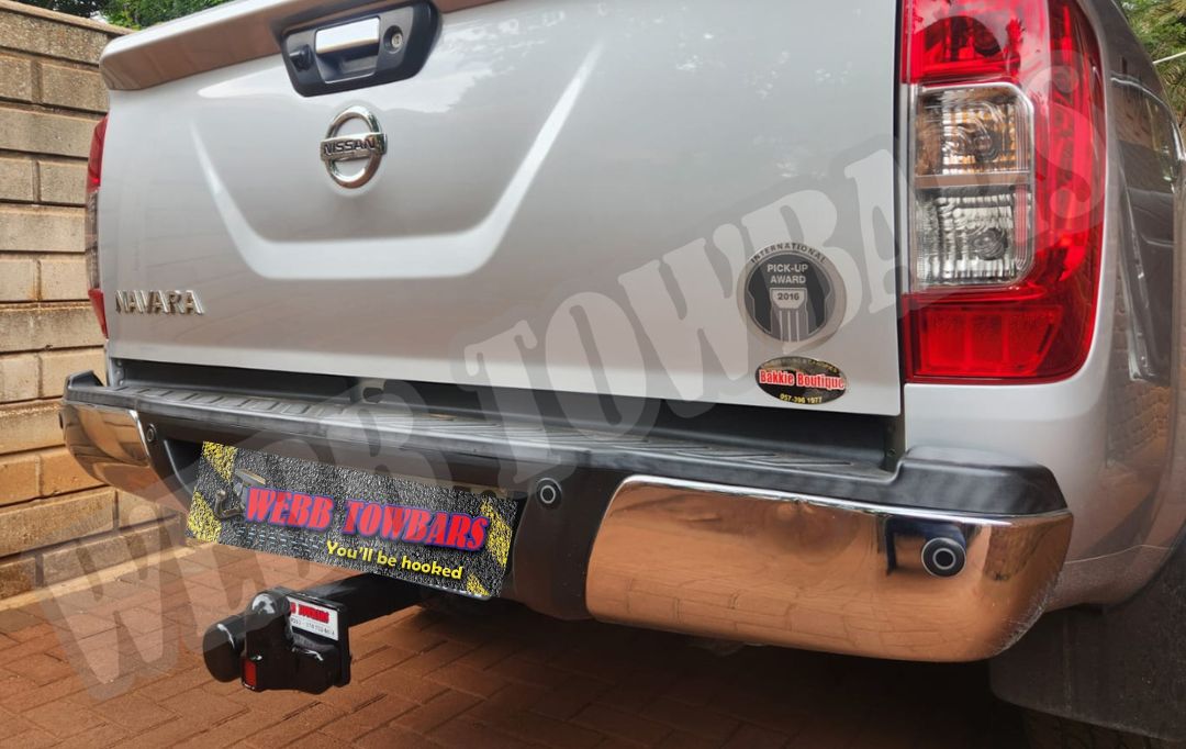 Webb Towbars Nissan Navara standard towbar manufactured and fitted in Gauteng South Africa
