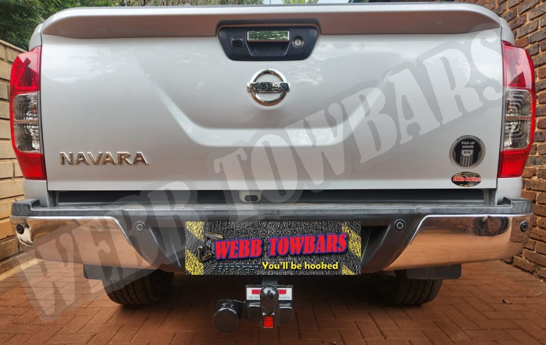 Webb Towbars Nissan Navara standard towbar manufactured and fitted in Gauteng South Africa