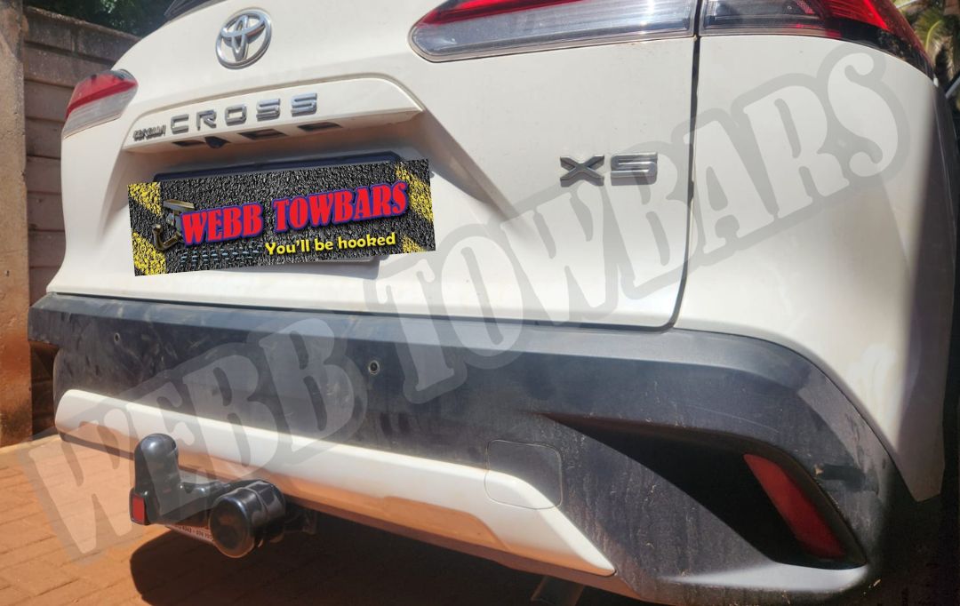 Webb Towbars Toyota Corolla Cross standard towbar manufactured and fitted in Gauteng South Africa