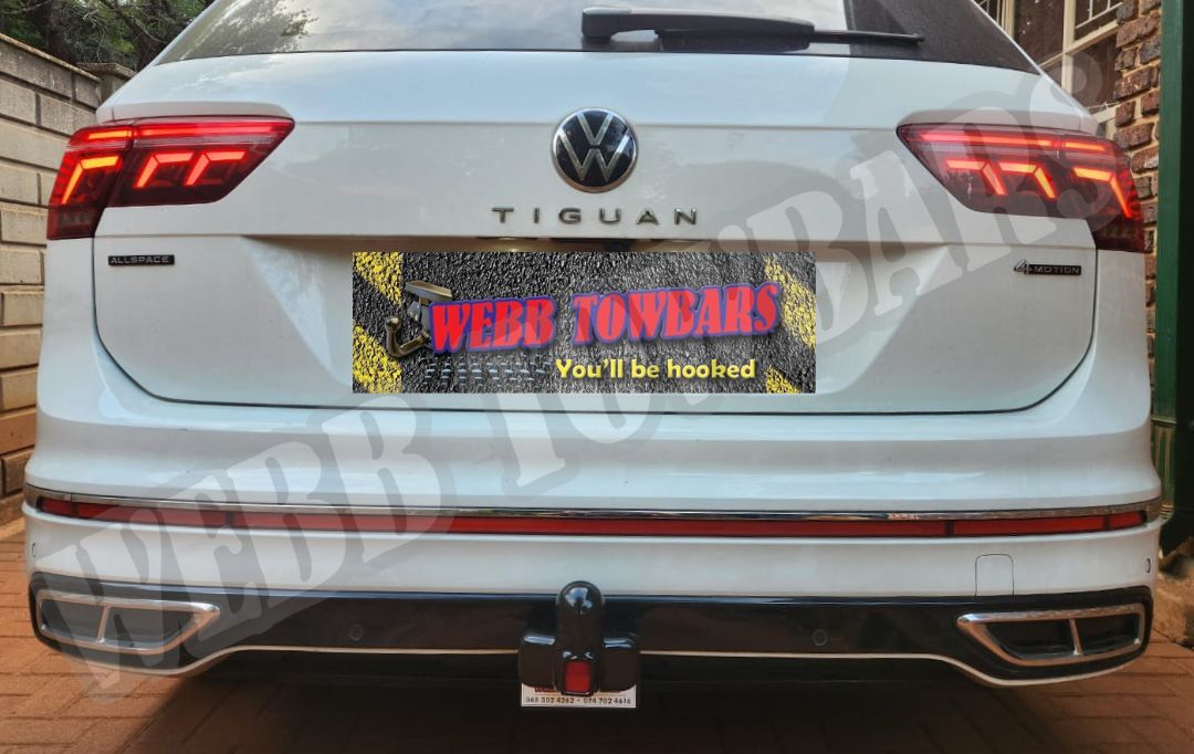 Webb Towbars Volkswagen Tiguan AllSpace detachable towbar manufactured and fitted in Gauteng South Africa