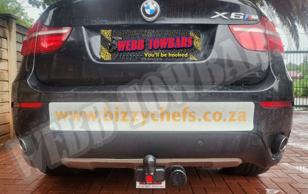 Webb Towbars BMW X6 standard towbar manufactured and fitted in Gauteng South Africa