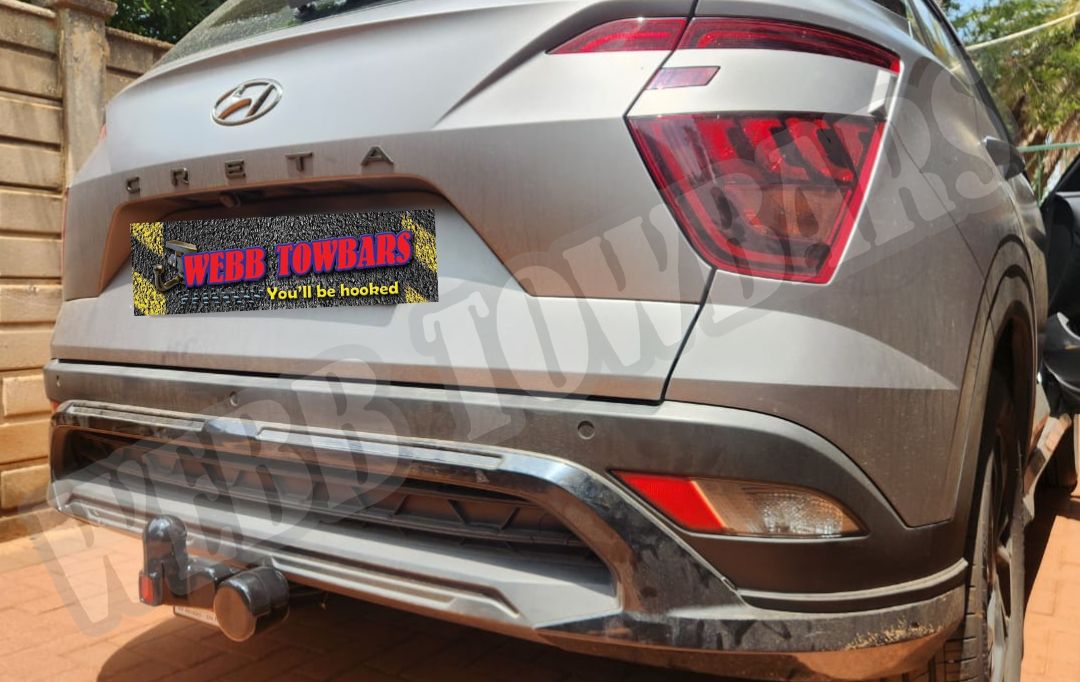 Webb Towbars Hyundai Creta standard towbar manufactured and fitted in Gauteng South Africa