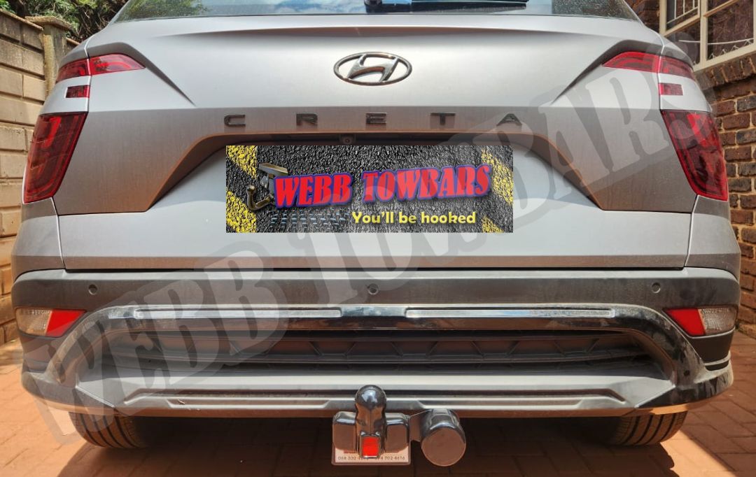 Webb Towbars Hyundai Creta standard towbar manufactured and fitted in Gauteng South Africa