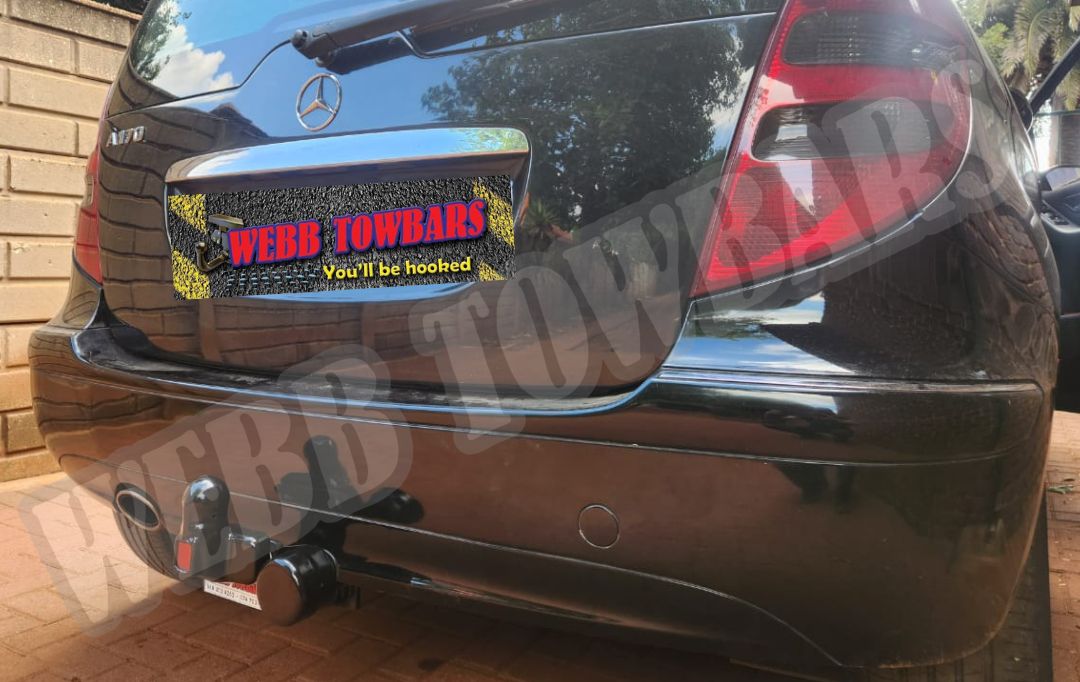 Webb Towbars Mercedes Benz A170 W169 standard towbar manufactured and fitted in Gauteng South Africa