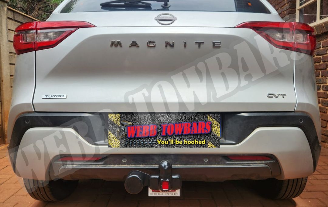 Webb Towbars Nissan Magnite standard towbar manufactured and fitted in Gauteng South Africa