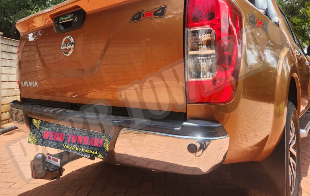 Webb Towbars Nissan Navara bakkie standard towbar manufactured and fitted in Gauteng South Africa