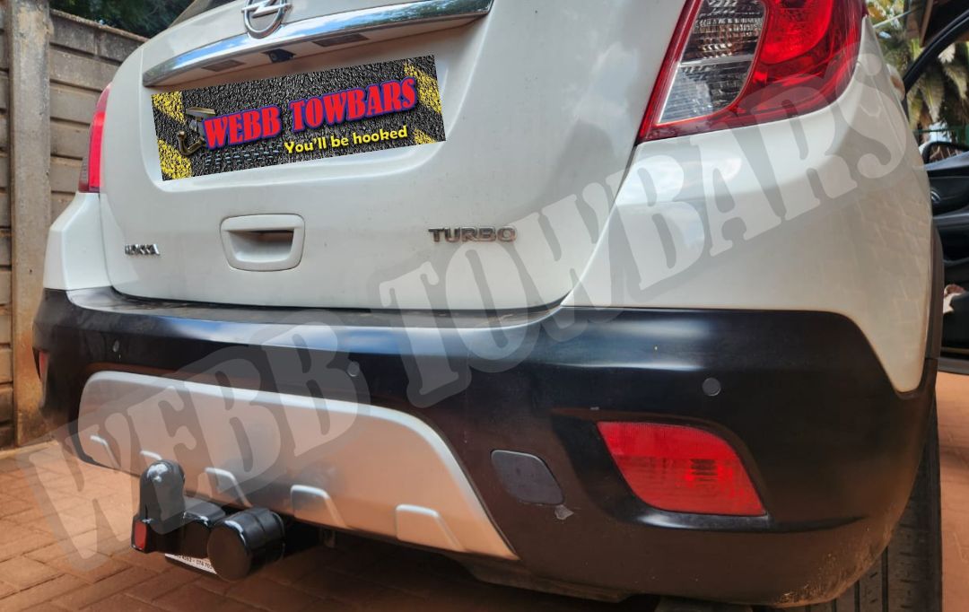 Webb Towbars Opel Mokka standard towbar manufactured and fitted in Gauteng South Africa