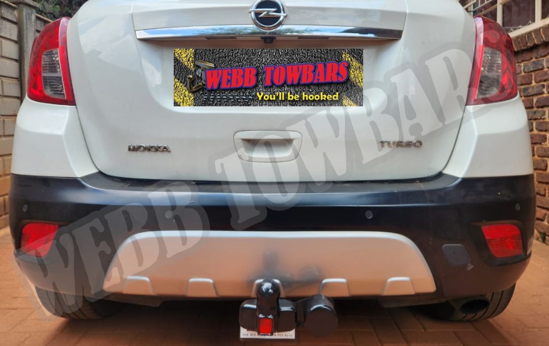 Webb Towbars Opel Mokka standard towbar manufactured and fitted in Gauteng South Africa