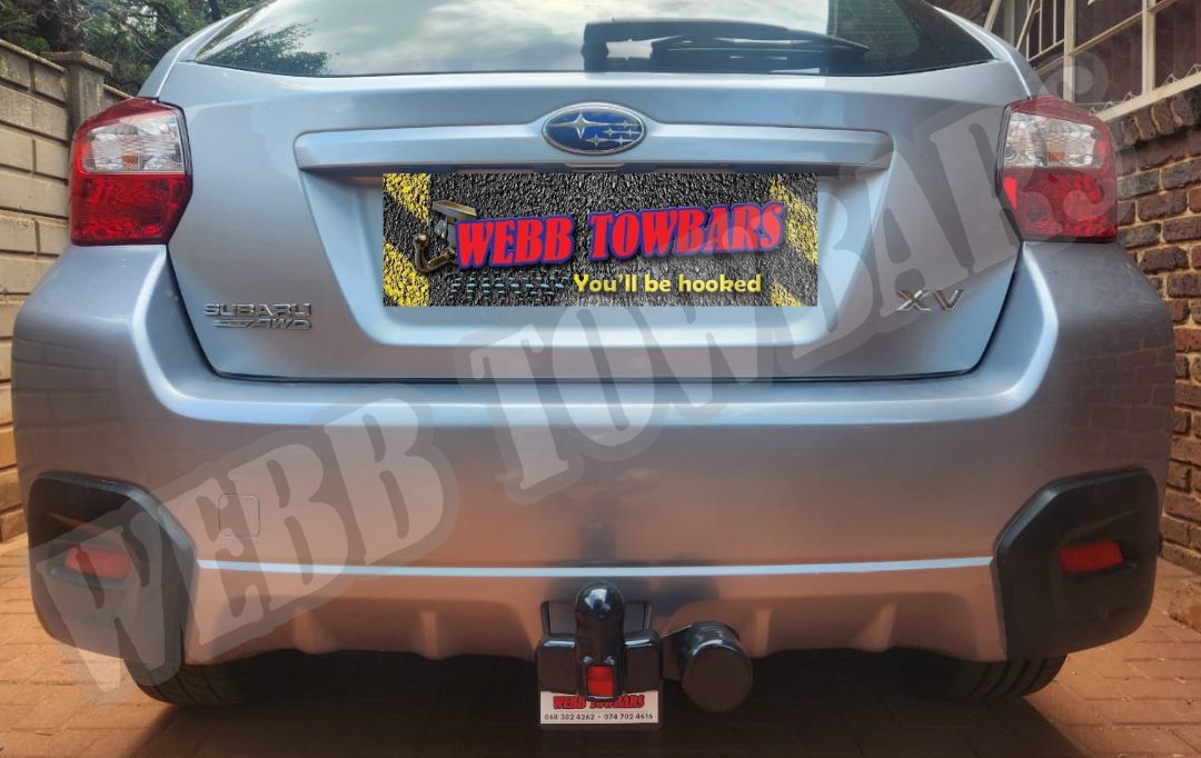 Webb Towbars Subaru XV standard towbar manufactured and fitted in Gauteng South Africa