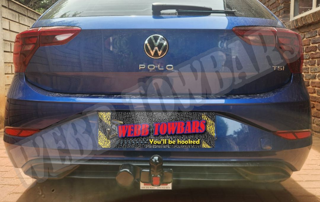 Webb Towbars Volkswagen Polo TSI standard towbar manufactured and fitted in Gauteng South Africa