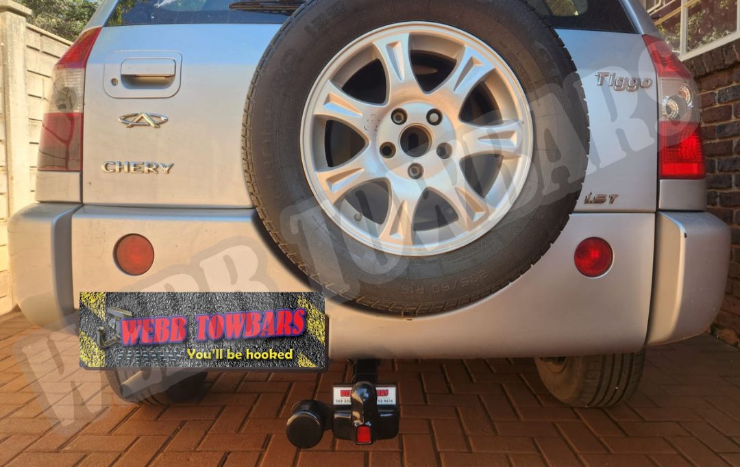 Webb Towbars Chery Tiggo T11 standard towbar manufactured and fitted in Gauteng South Africa